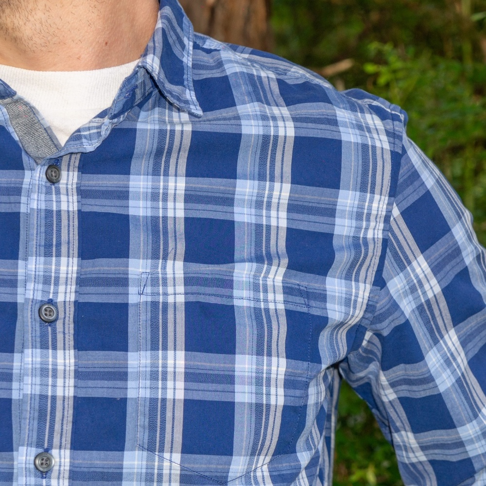 Banana Republic CAMDEN Fit Button Down (blue) - Picture 3 of 4